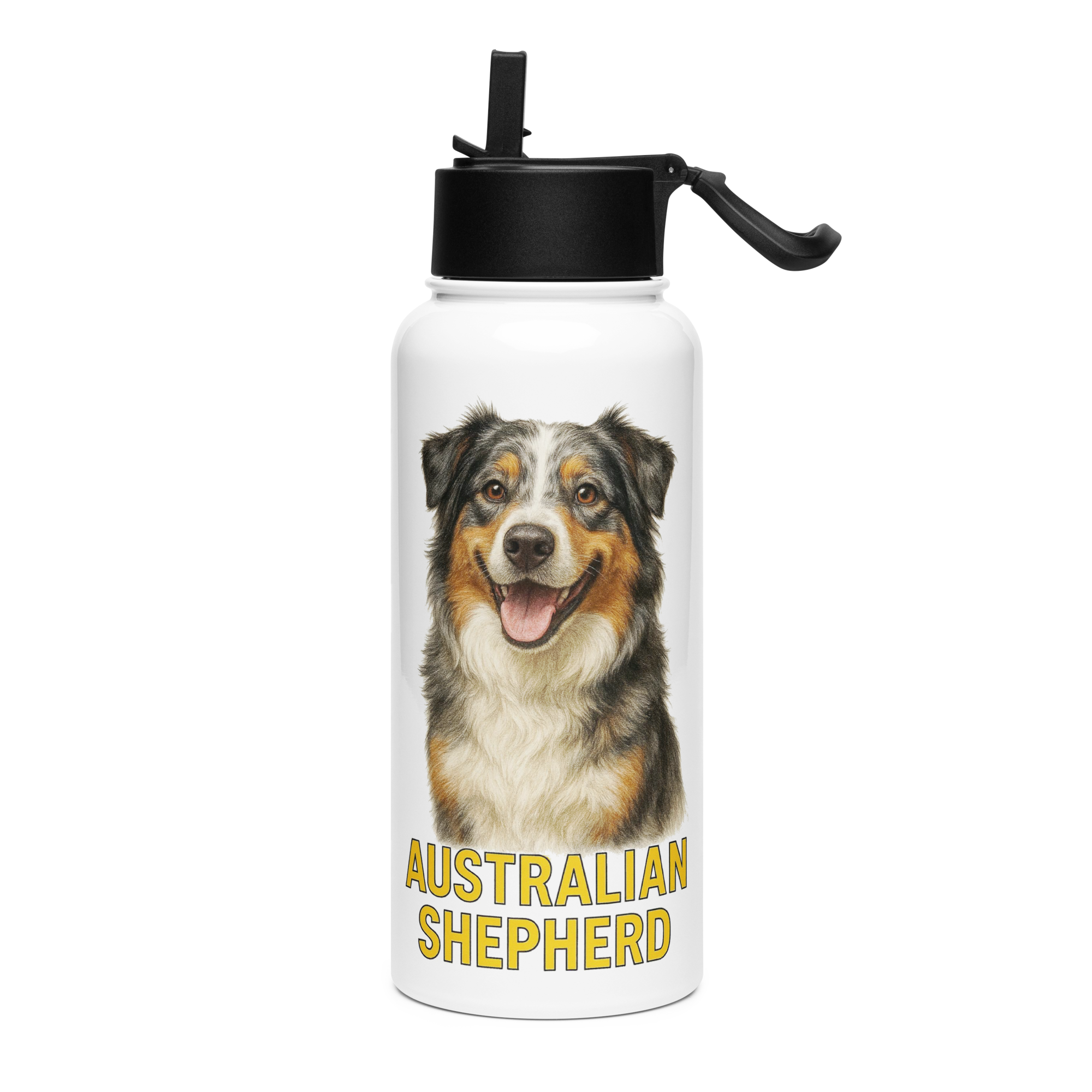 Australian Shepherd Water Bottle