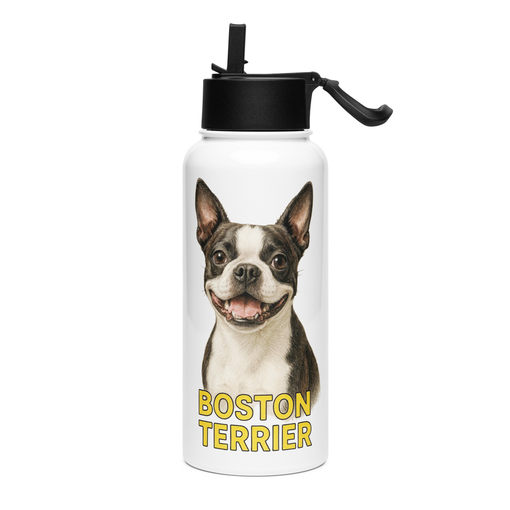 Boston Terrier Water Bottle