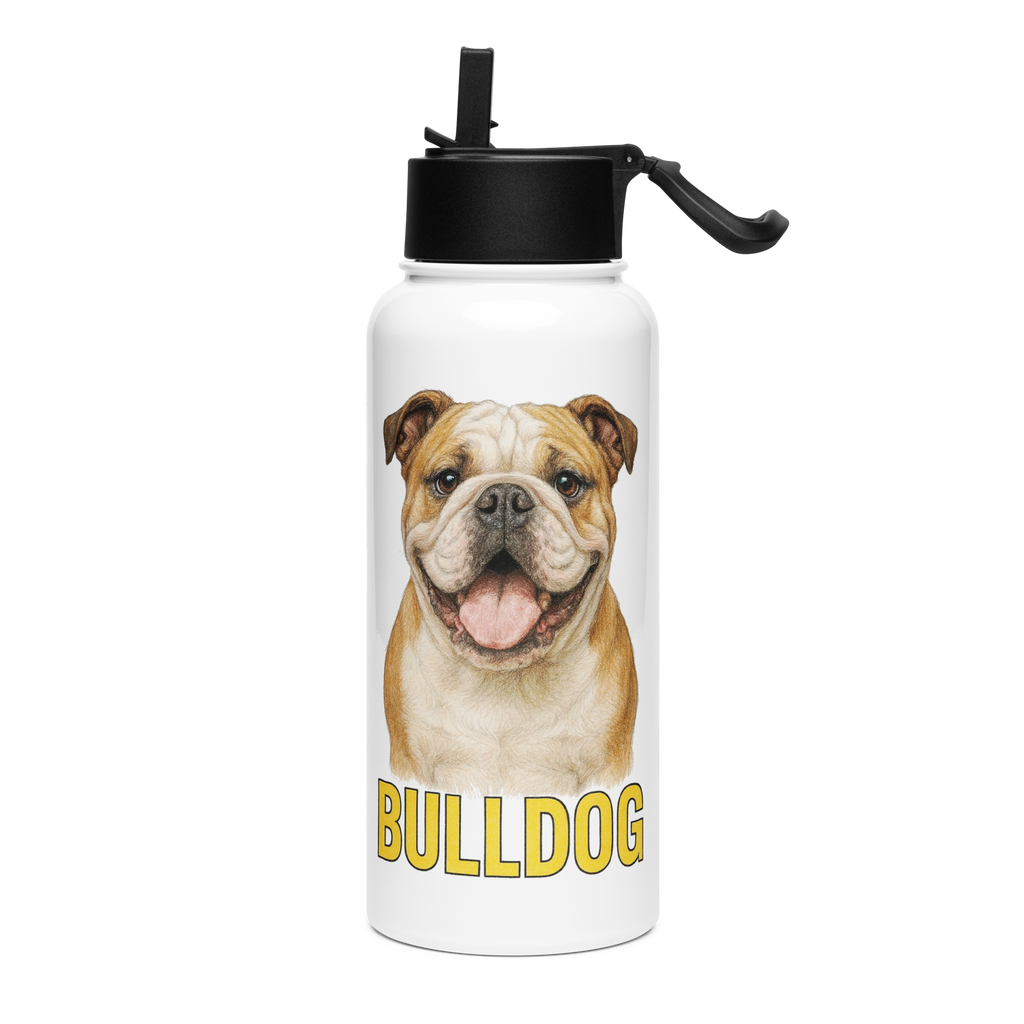 Bulldog Water Bottle