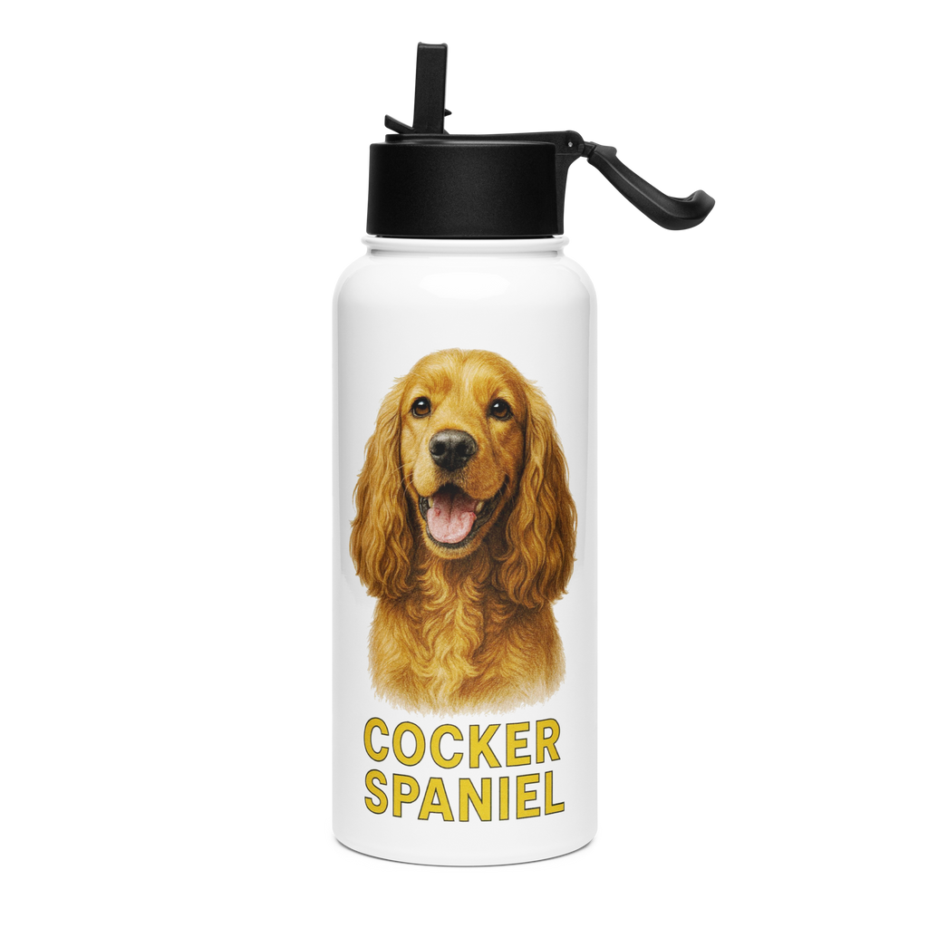 Cocker Spaniel Water Bottle