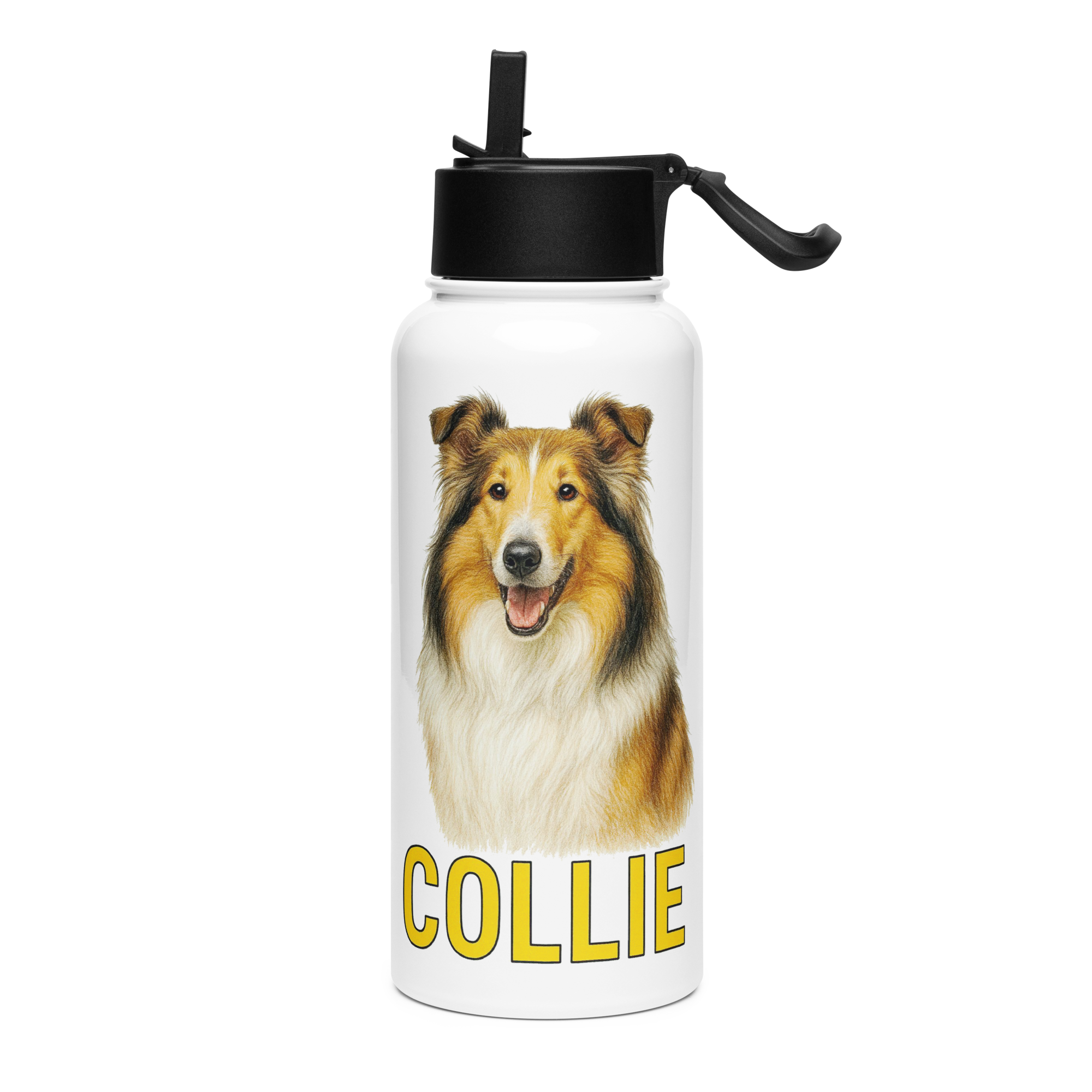 Collie Water Bottle