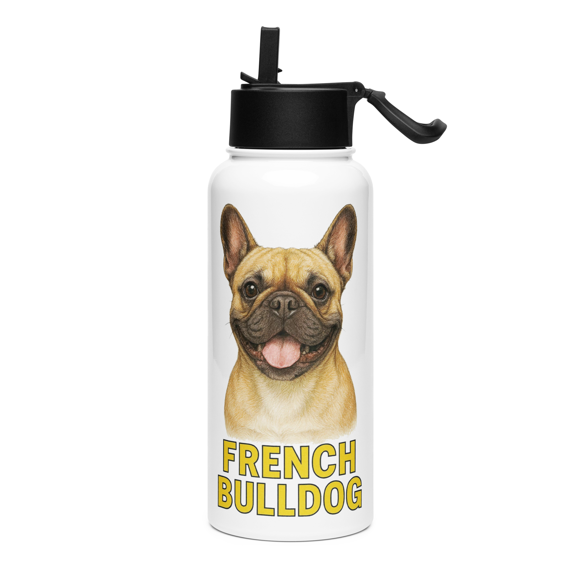 French Bulldog Water Bottle