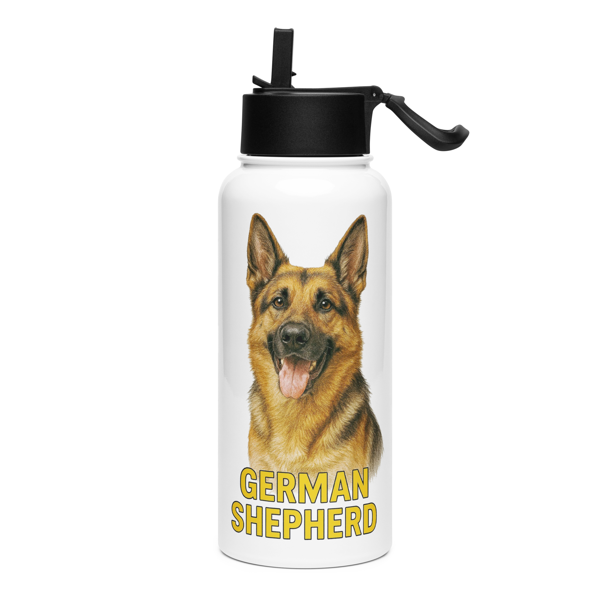 German Shepherd Water Bottle