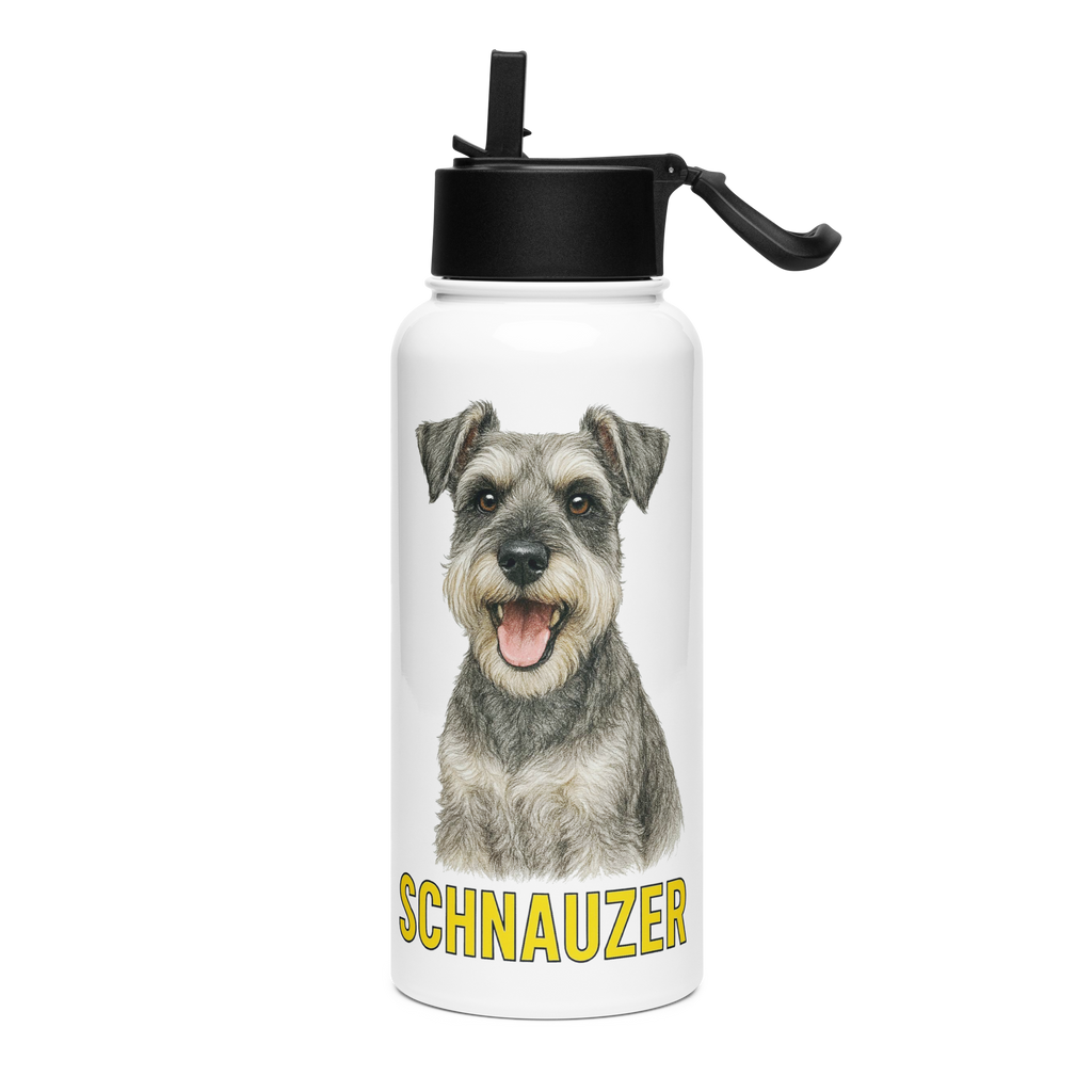 Schnauzer Water Bottle