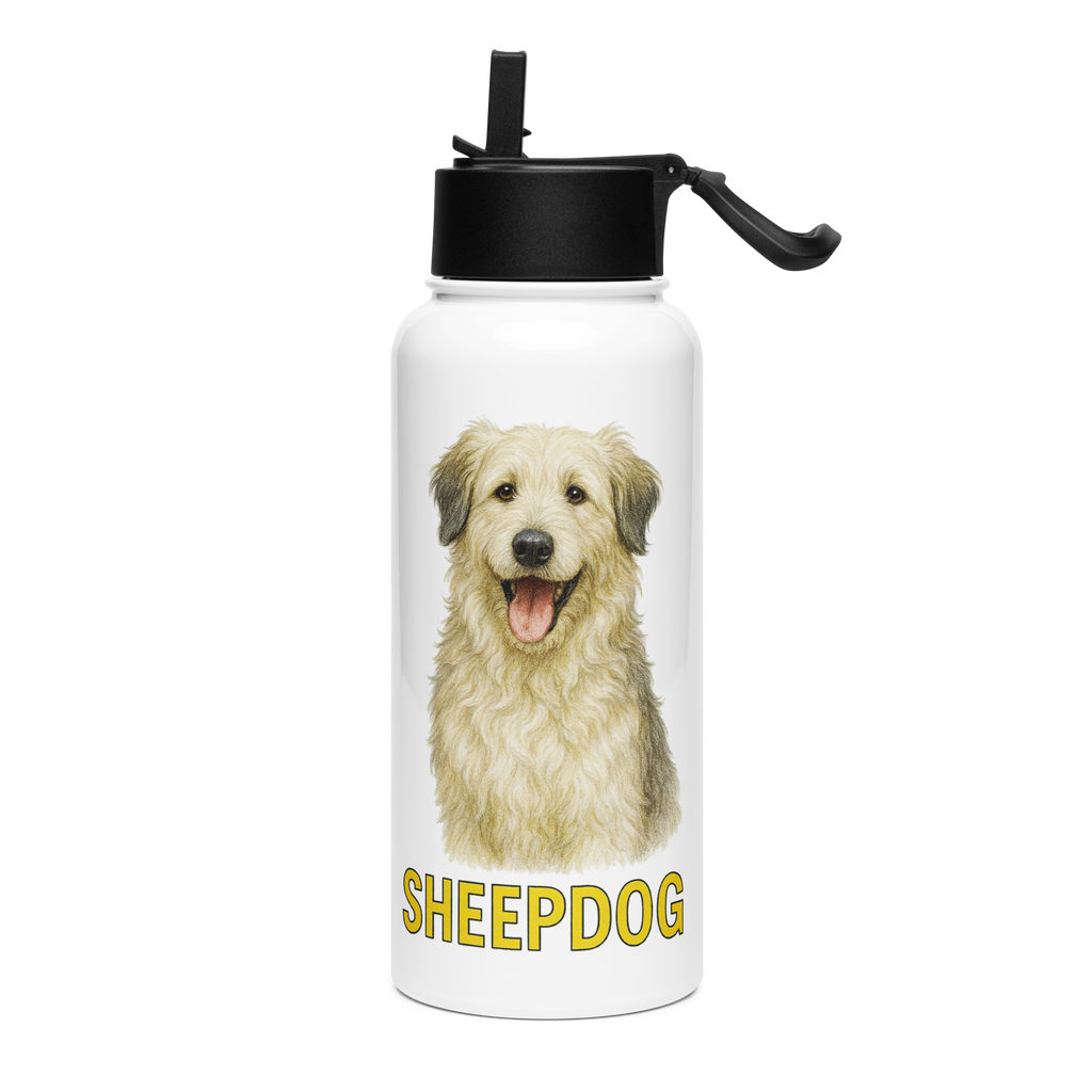 Sheepdog Water Bottle