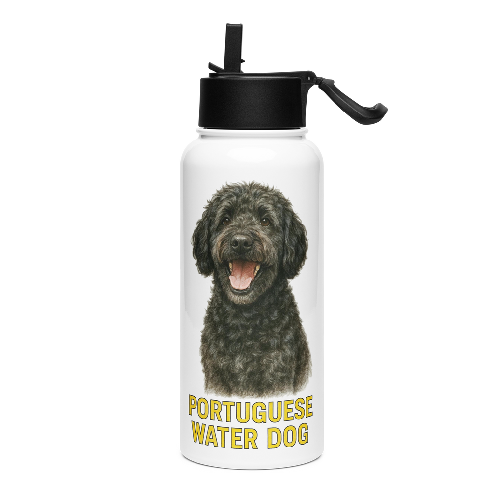 Portuguese Water Dog Water Bottle