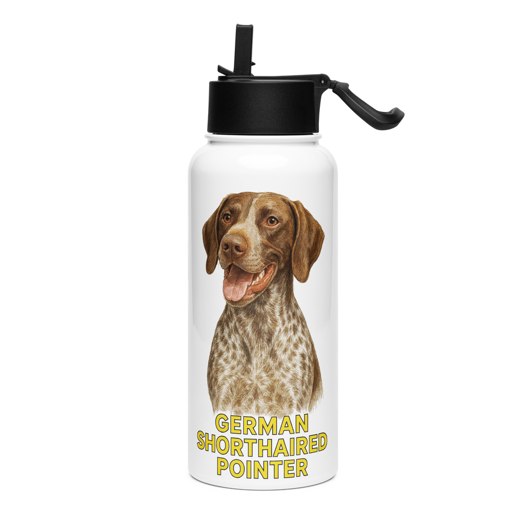 German Shorthaired Pointer Water Bottle