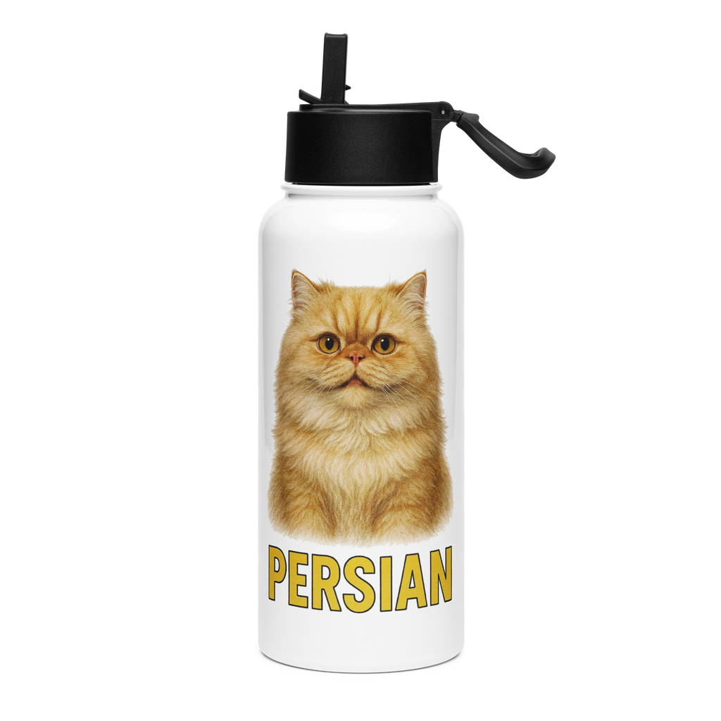 Persian Cat Water Bottle