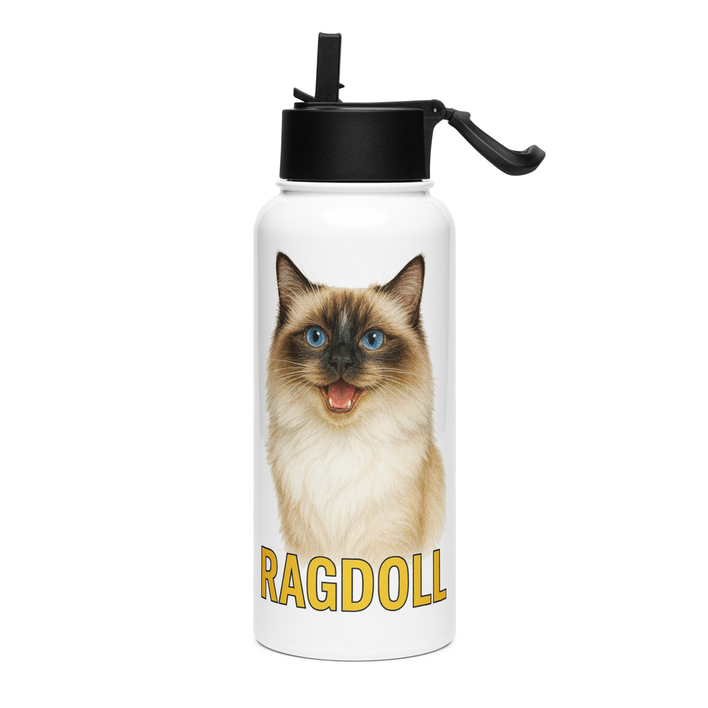Ragdoll Cat Water Bottle