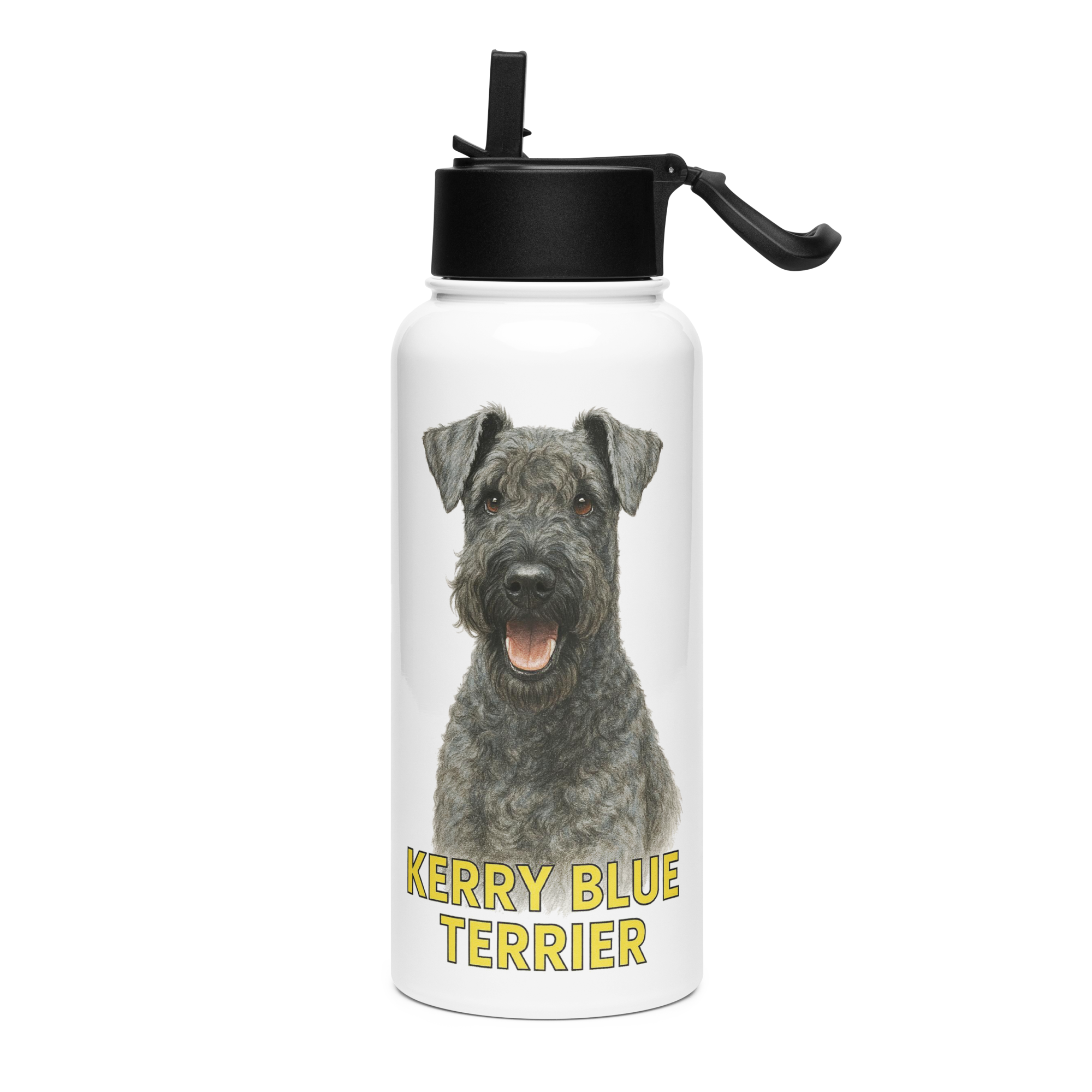 Kerry Blue Terrier Water Bottle