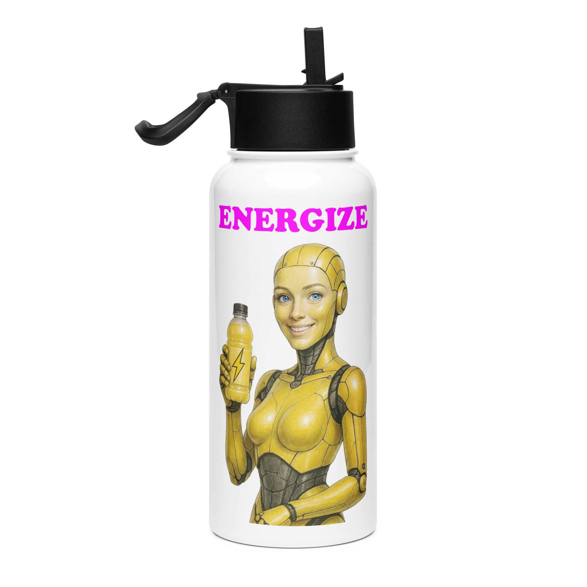 Lemon Android Woman Energize Bottle
