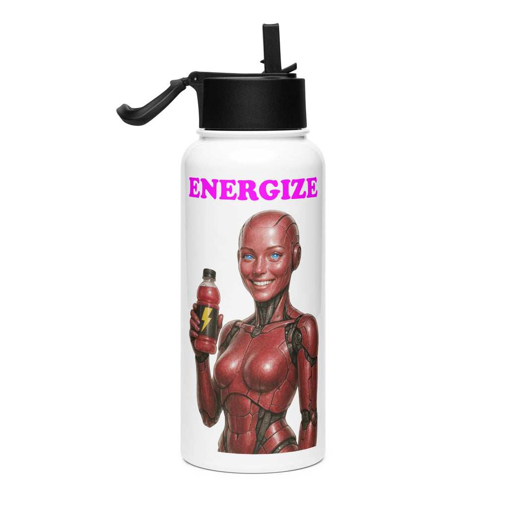 Raspberry Android Woman Energize Bottle