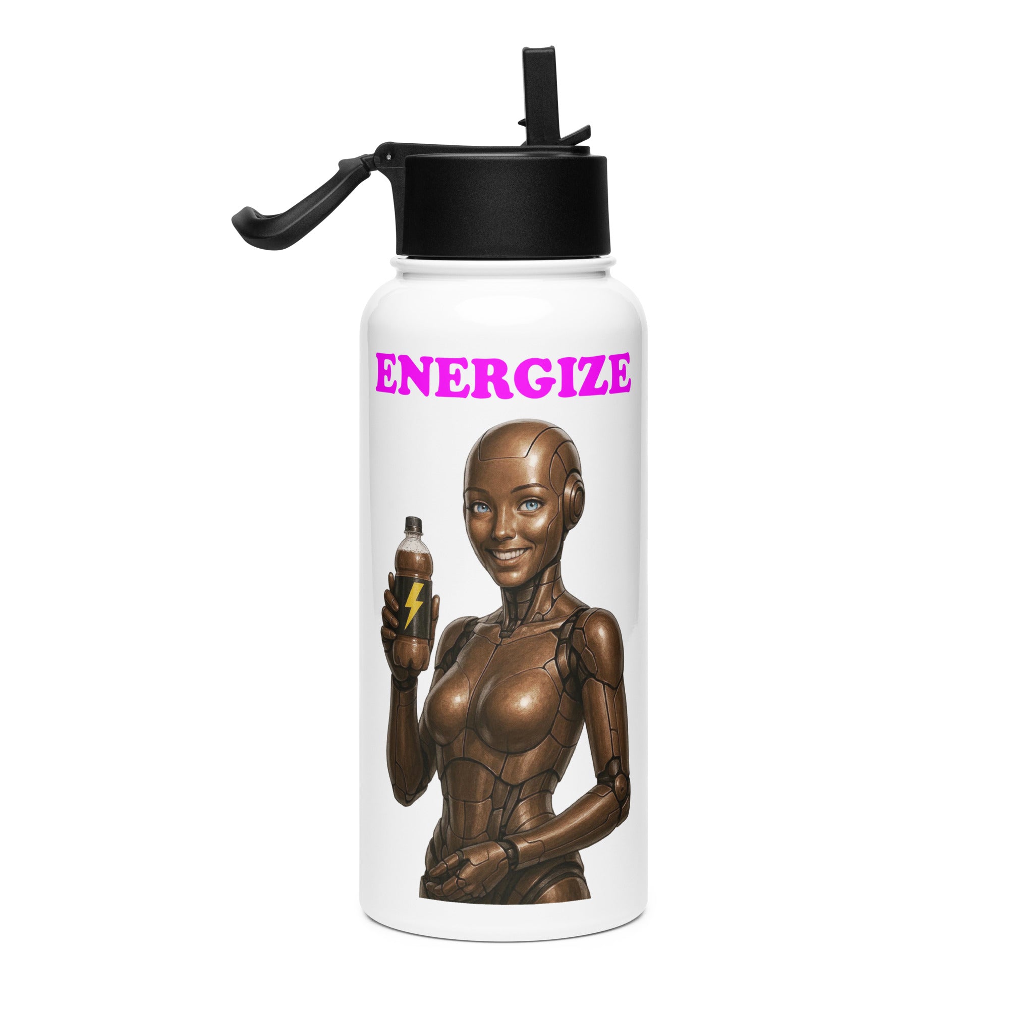 Chocolate Android Woman Energize Bottle