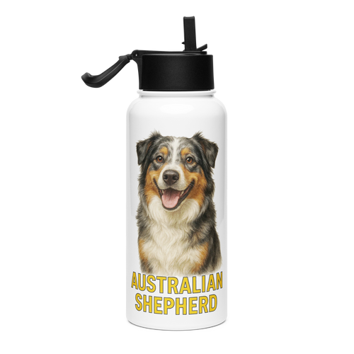 Australian Shepherd Water Bottle