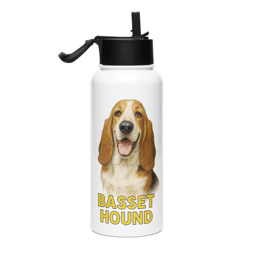 Basset Hound Water Bottle