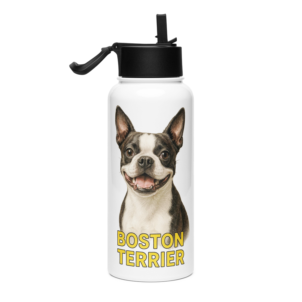 Boston Terrier Water Bottle