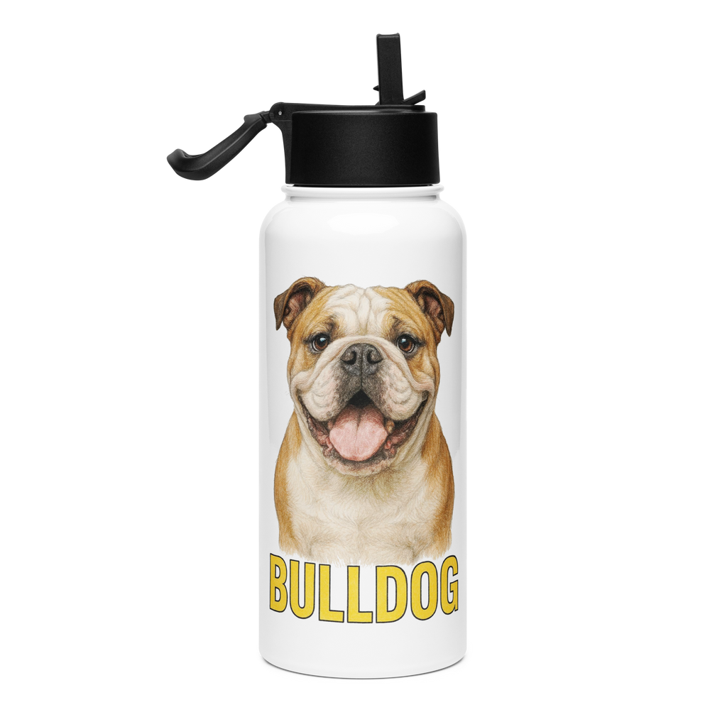 Bulldog Water Bottle