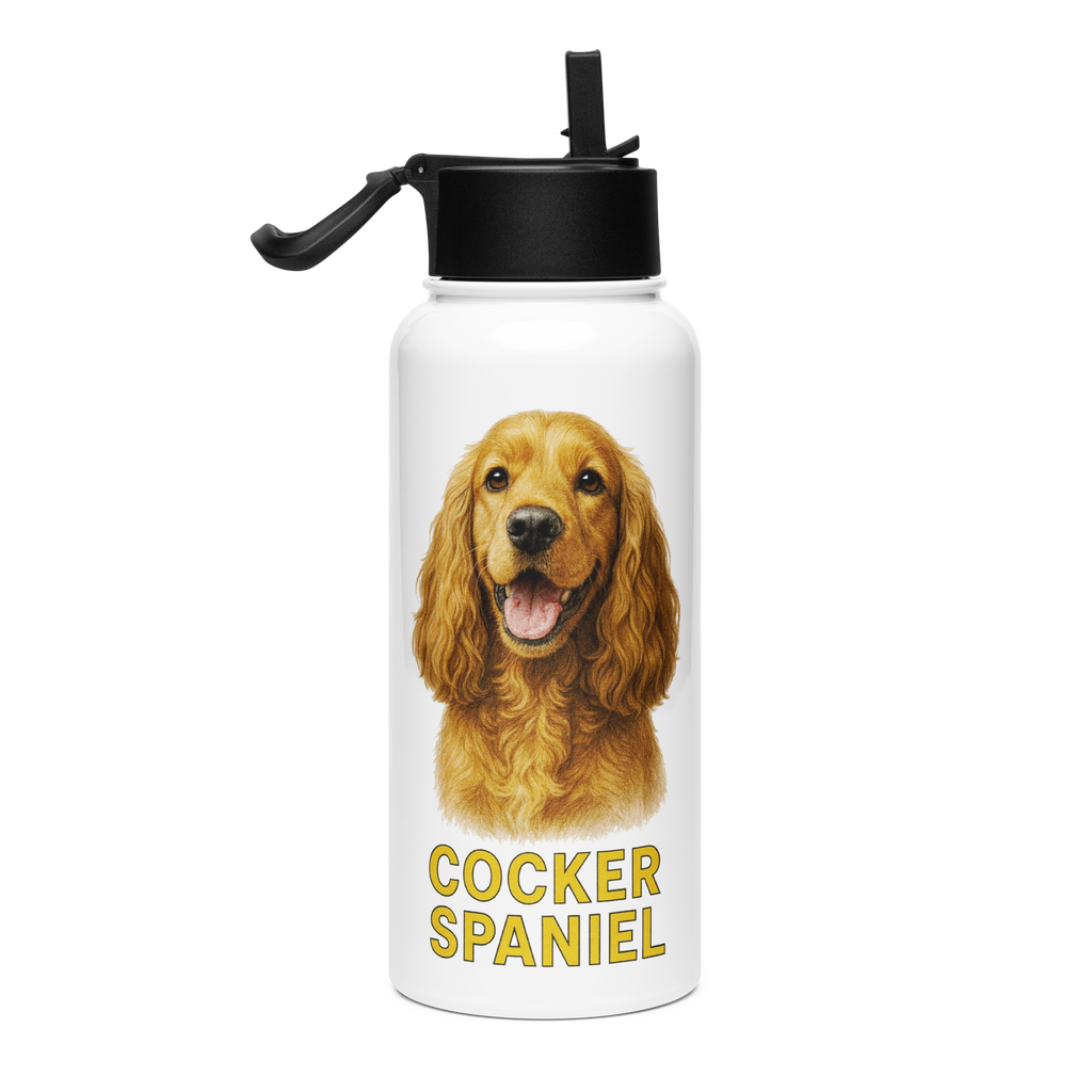 Cocker Spaniel Water Bottle