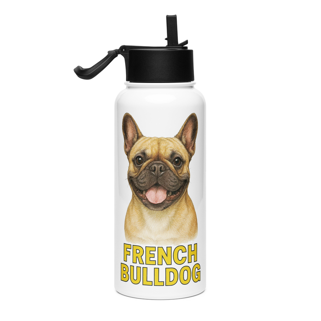 French Bulldog Water Bottle