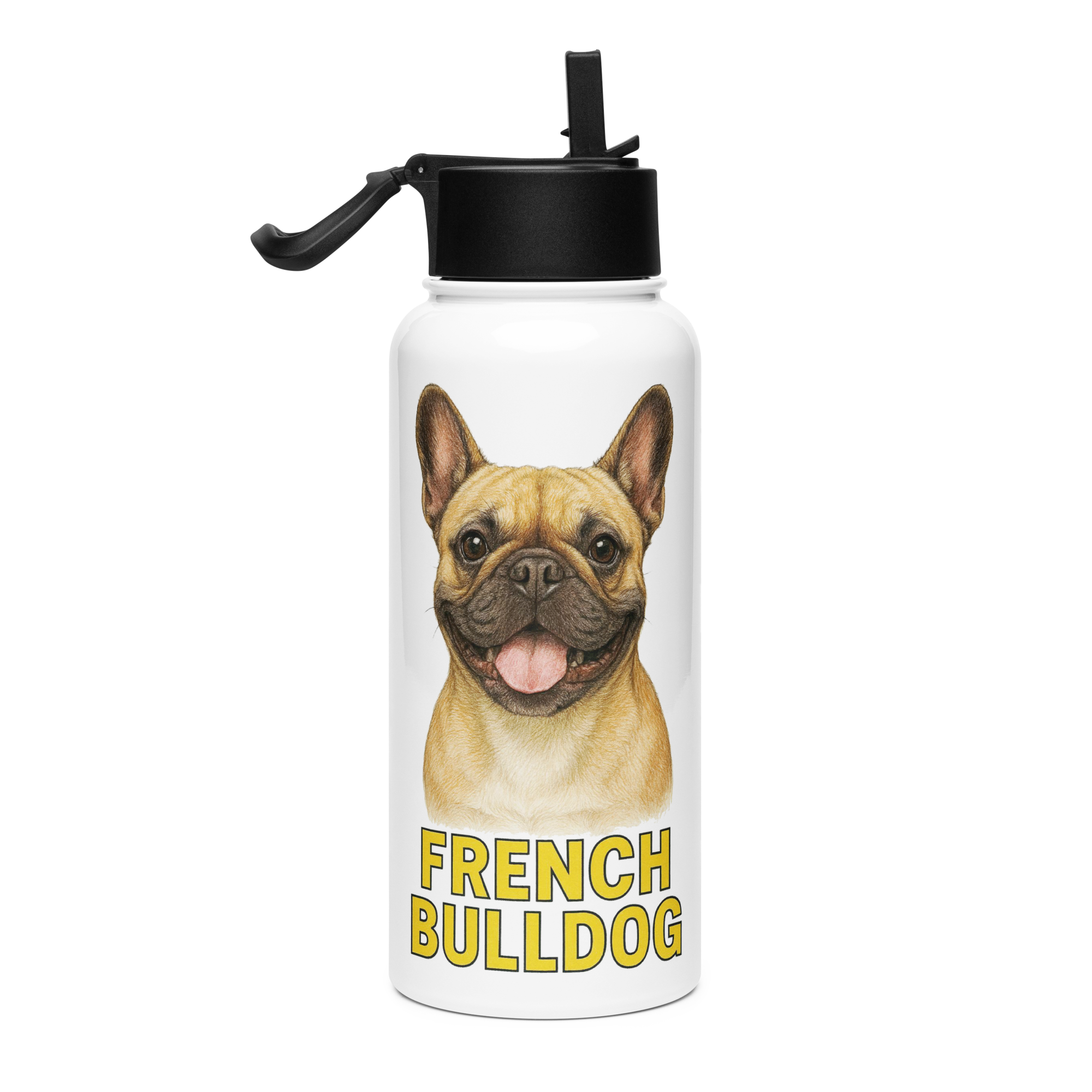 French Bulldog Water Bottle