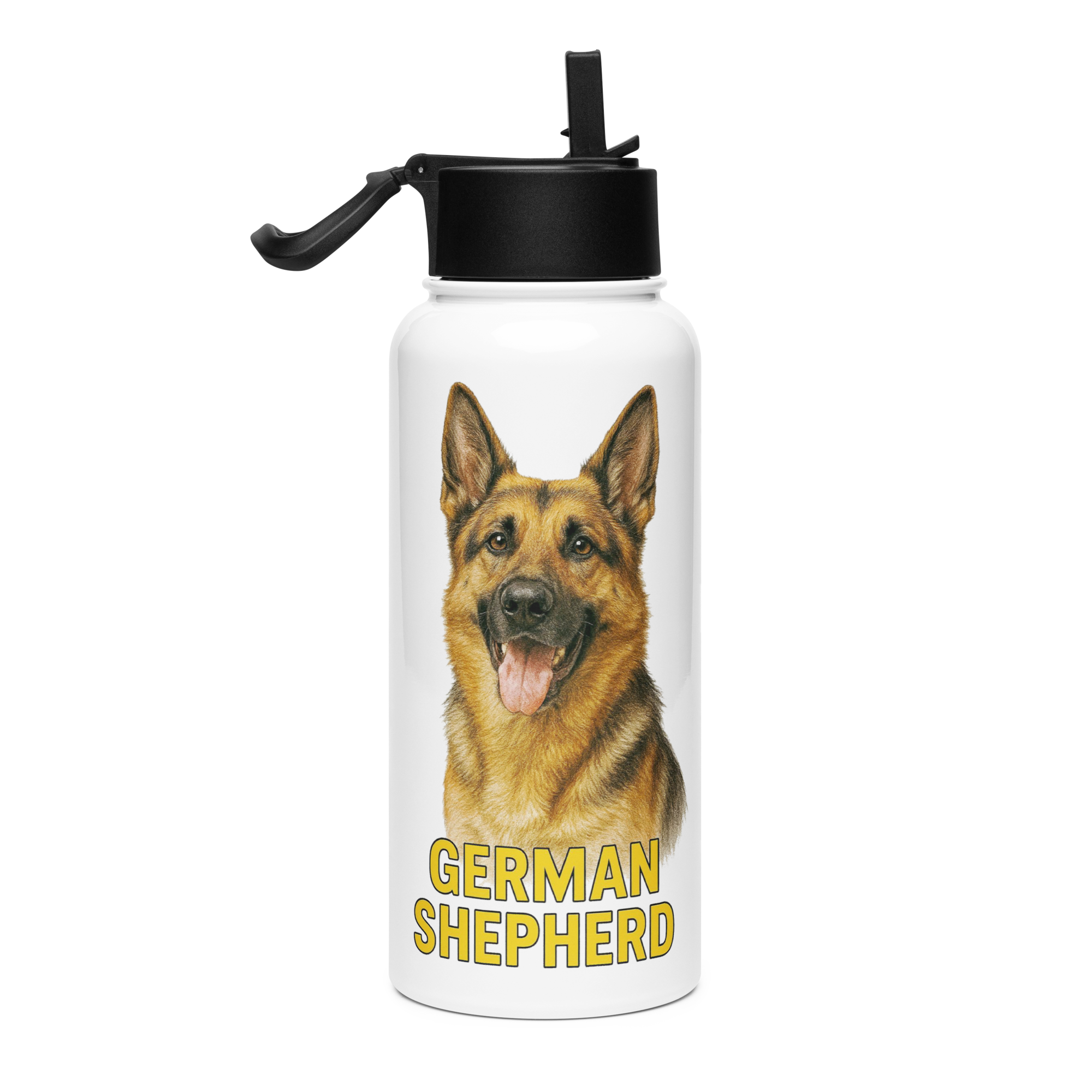 German Shepherd Water Bottle