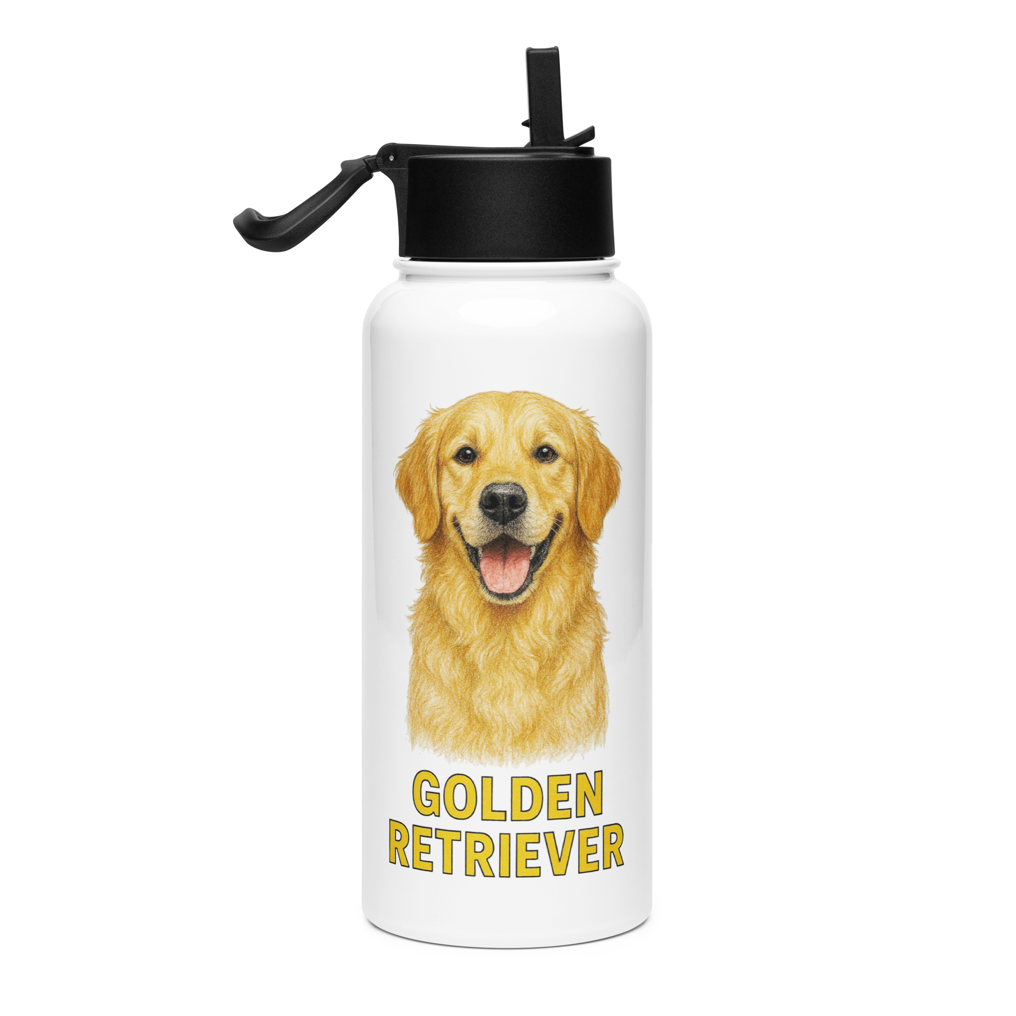 Golden Retriever Water Bottle