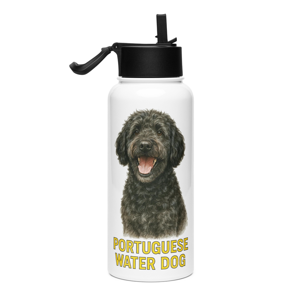 Portuguese Water Dog Water Bottle
