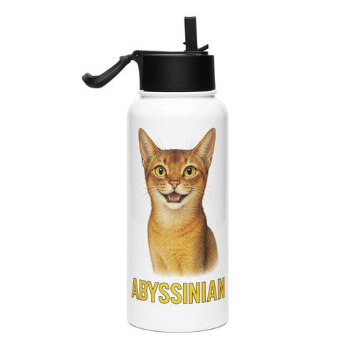 Abyssinian Cat Water Bottle