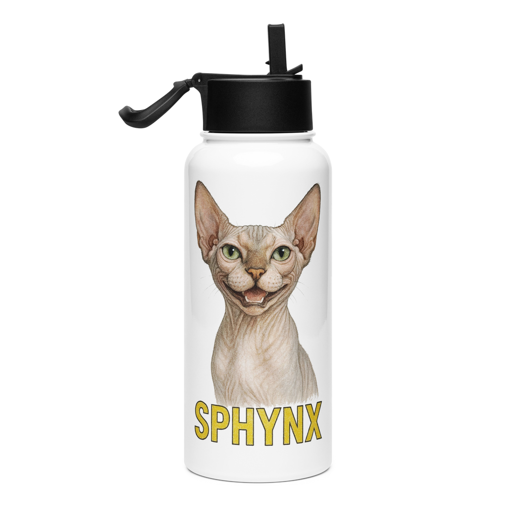 Sphynx Cat Water Bottle