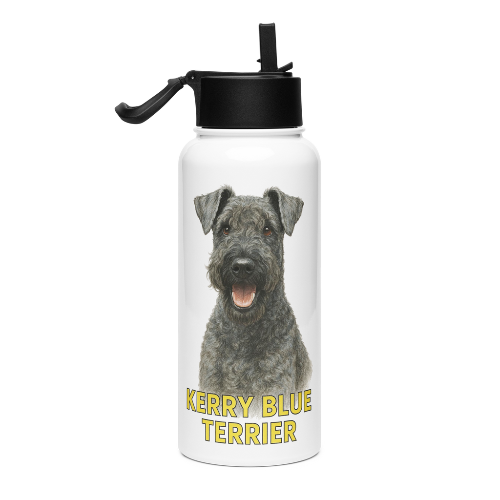 Kerry Blue Terrier Water Bottle