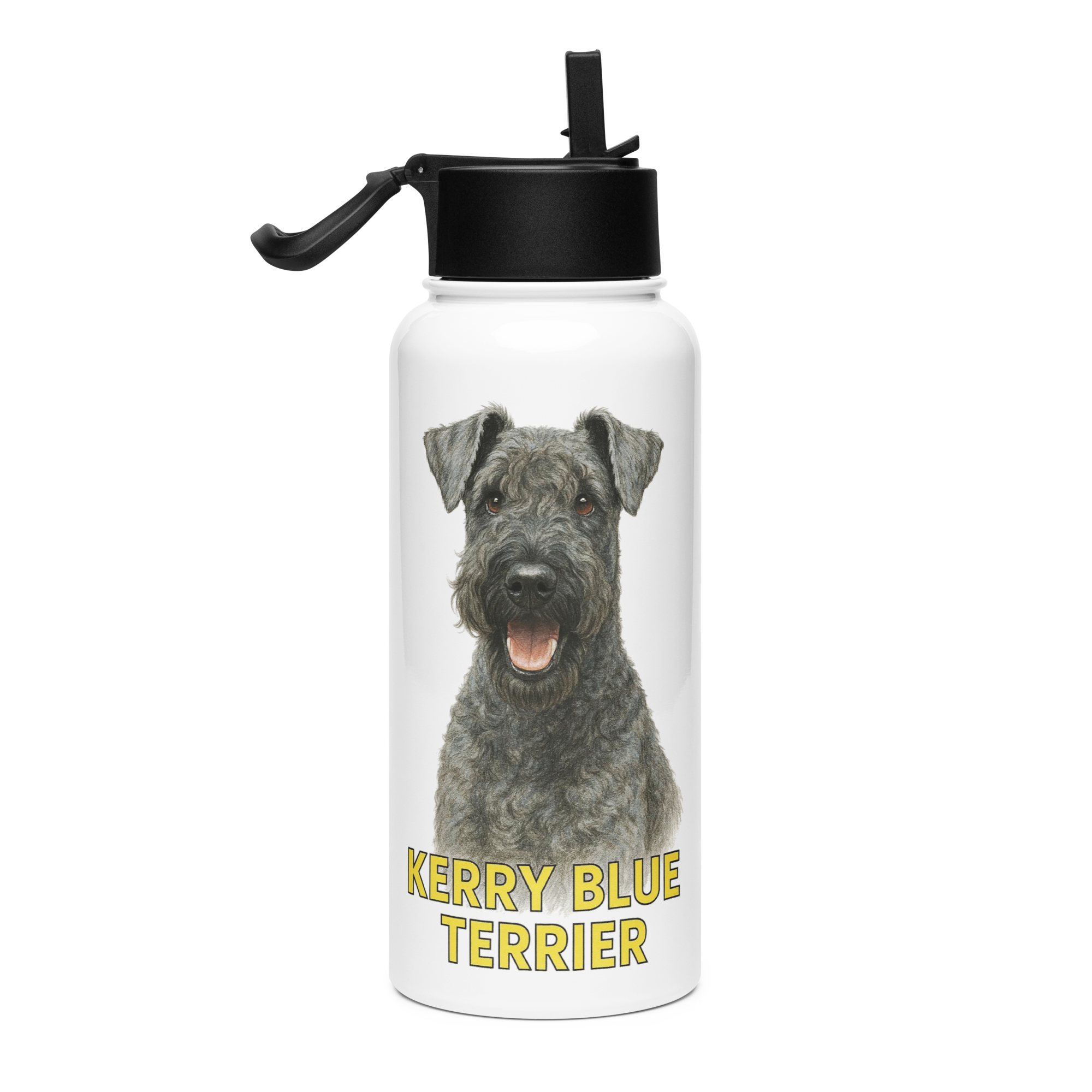 Kerry Blue Terrier Water Bottle