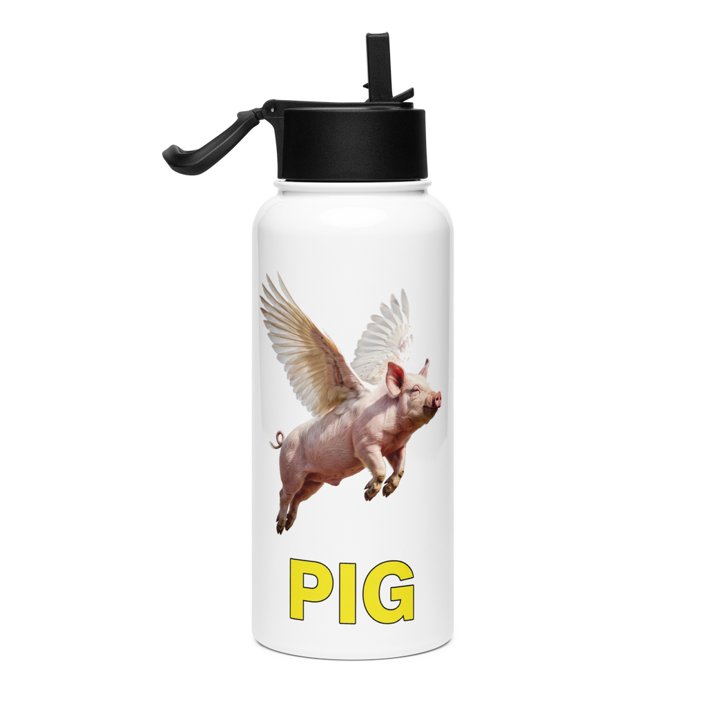 FLYING PIG Stainless steel water bottle