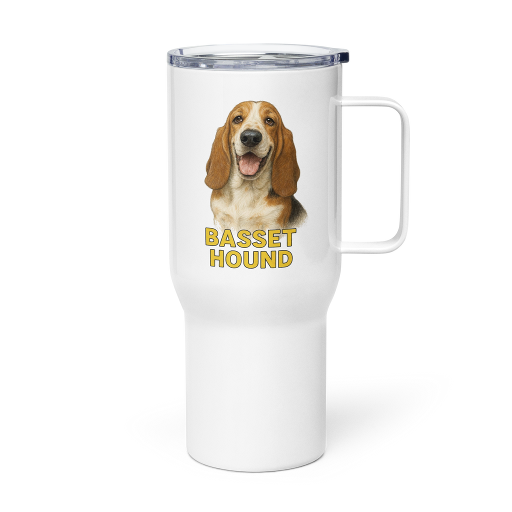 Basset Hound Travel Mug