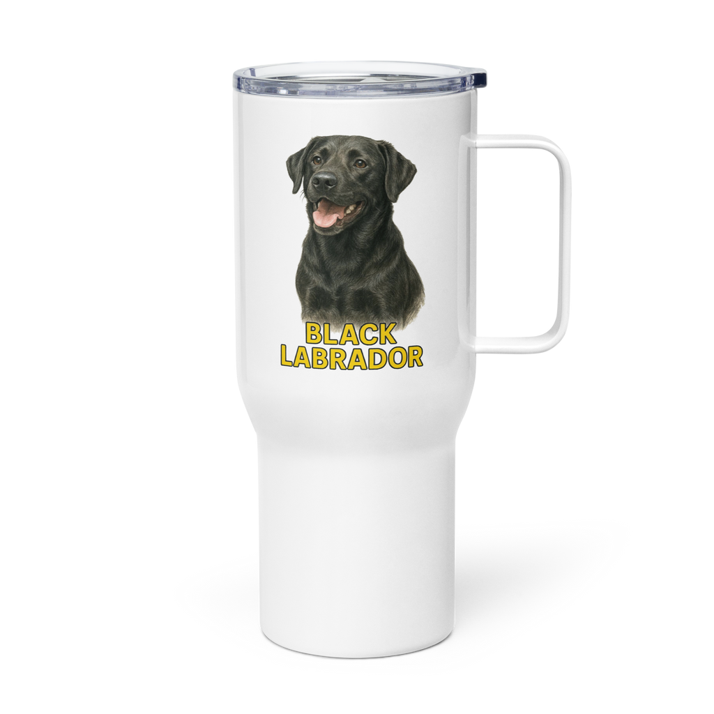 Black Labrador Travel Mug
