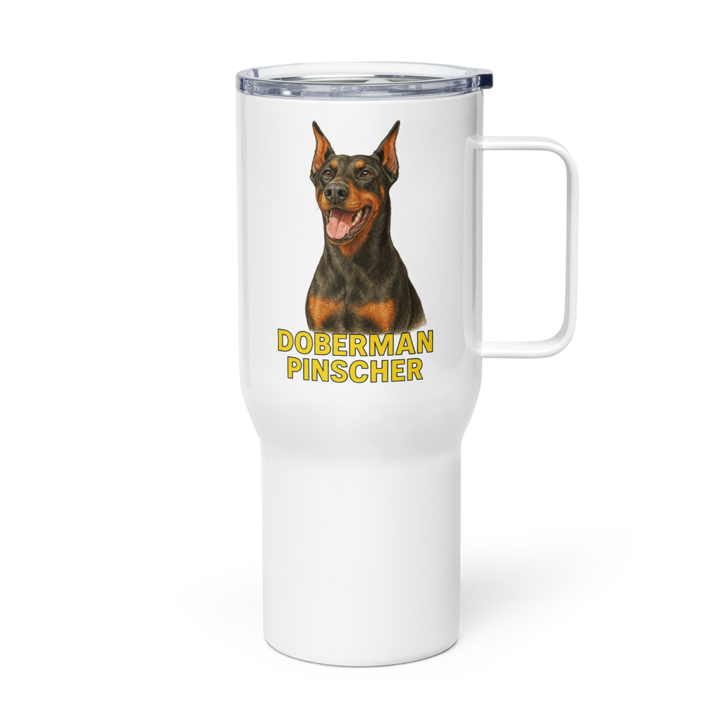 Doberman Pinscher Travel Mug