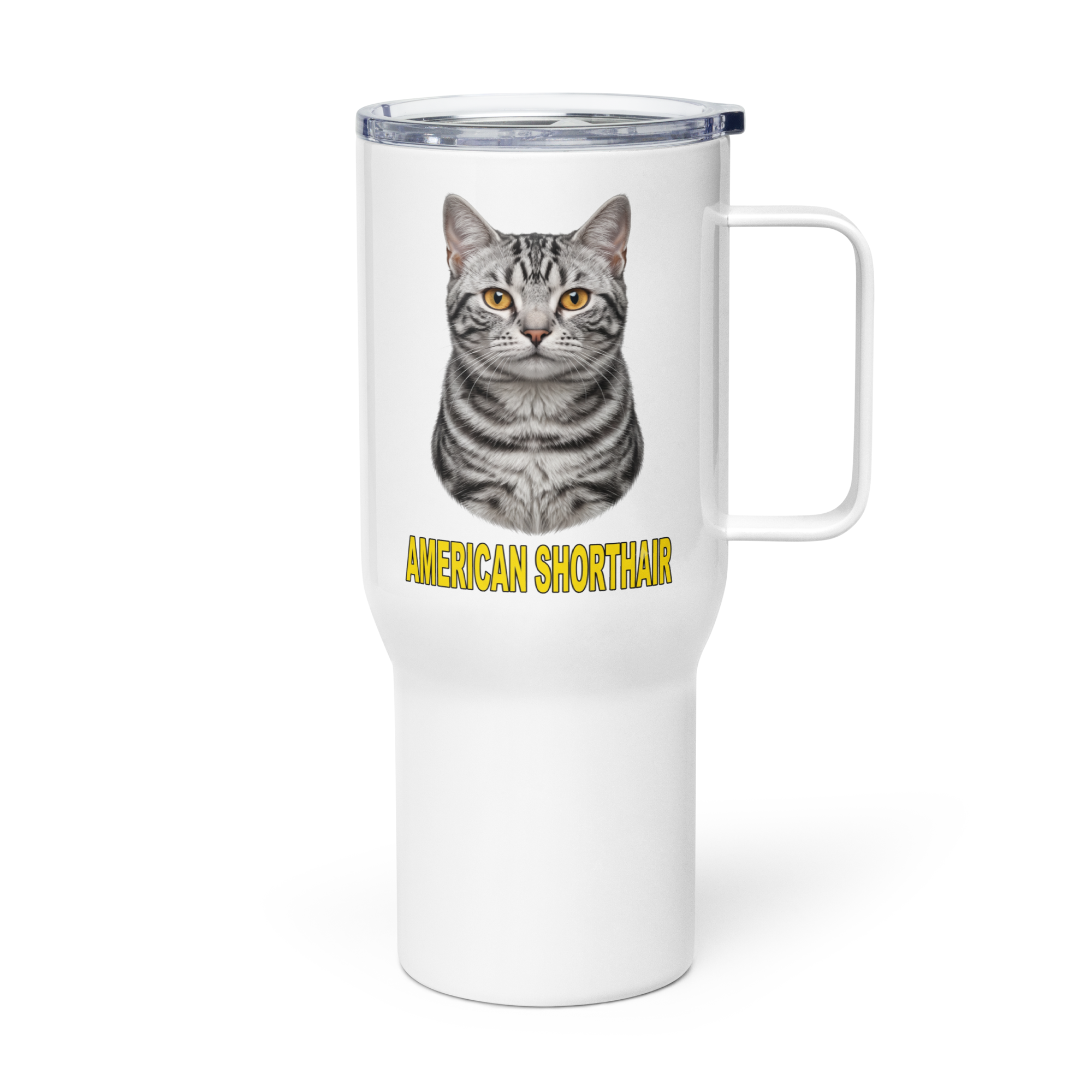 American Shorthair Cat Travel Mug