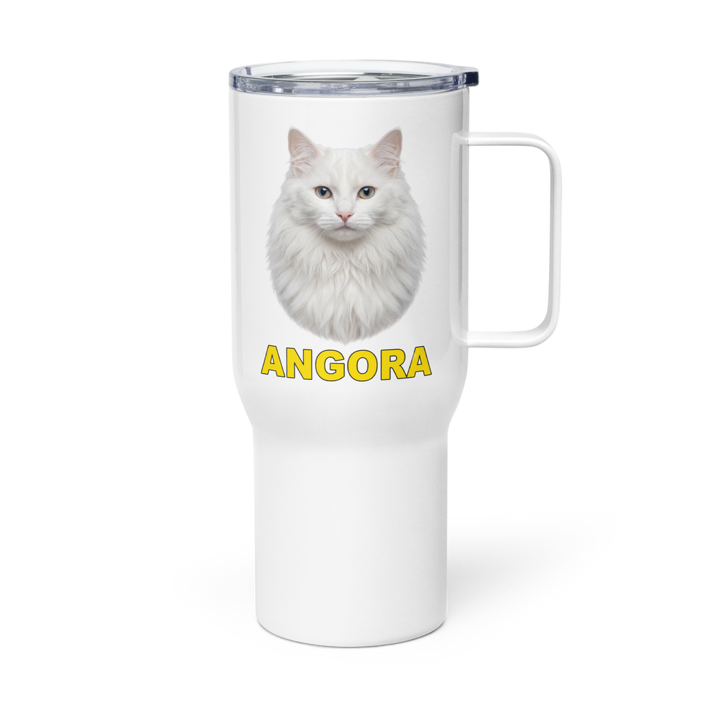 Angora Cat Travel Mug