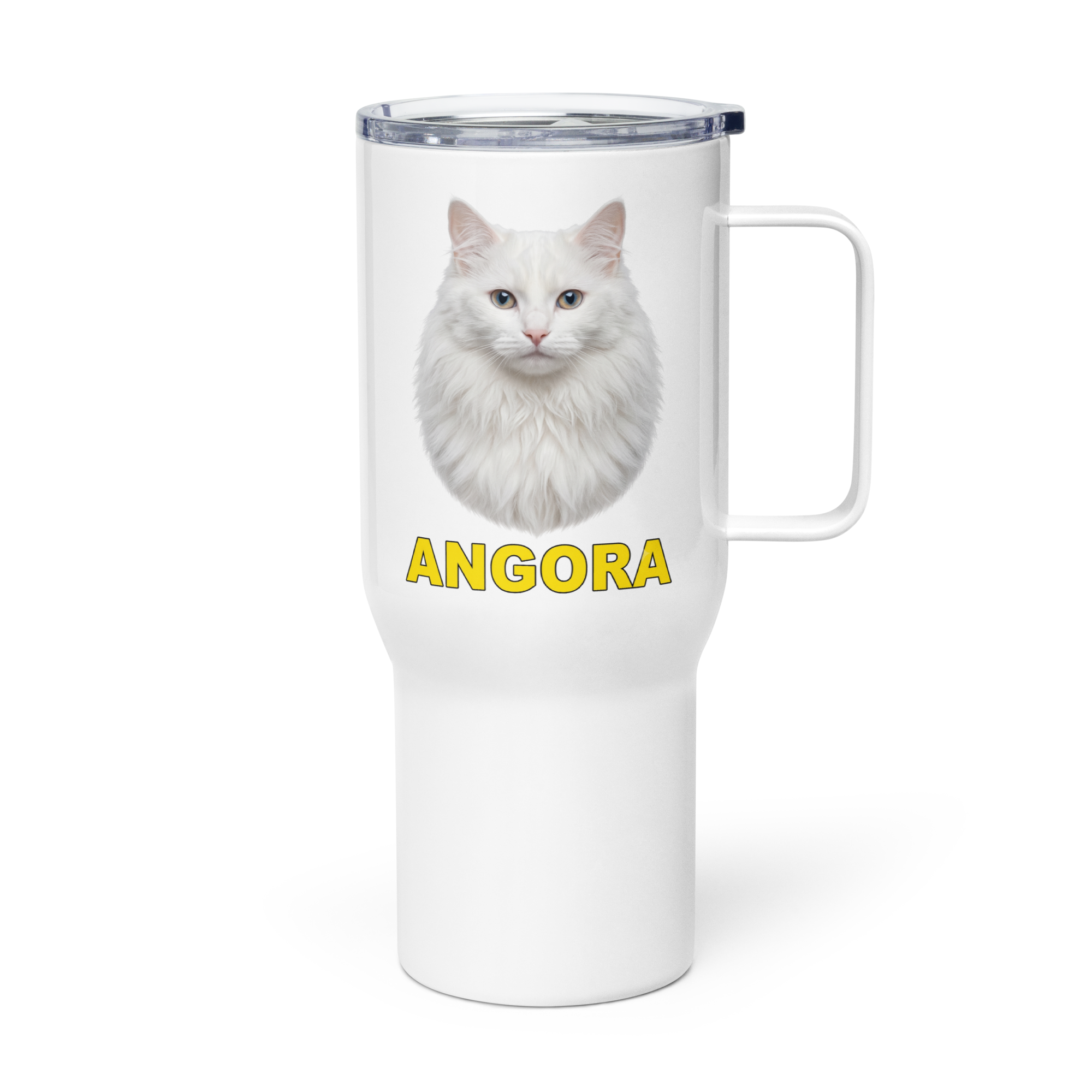 Angora Cat Travel Mug