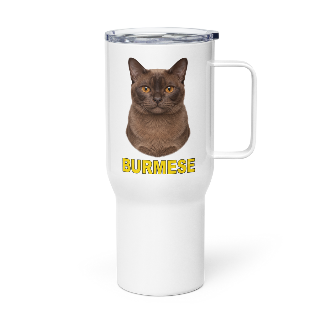 Burmese Cat Travel Mug