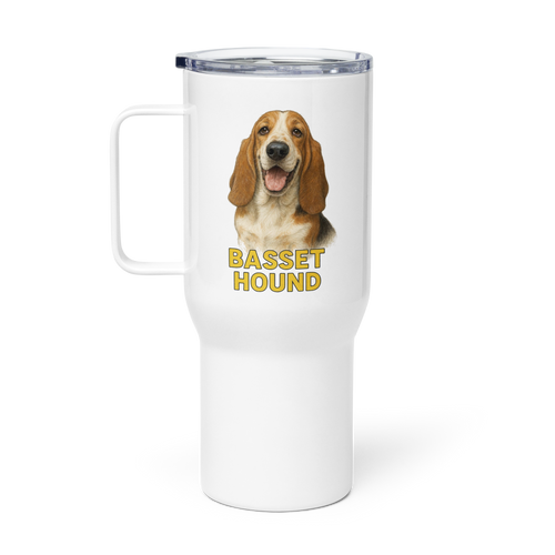 Basset Hound Travel Mug