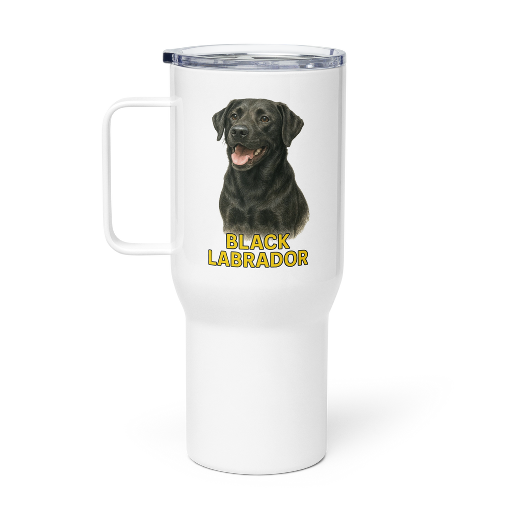 Black Labrador Travel Mug