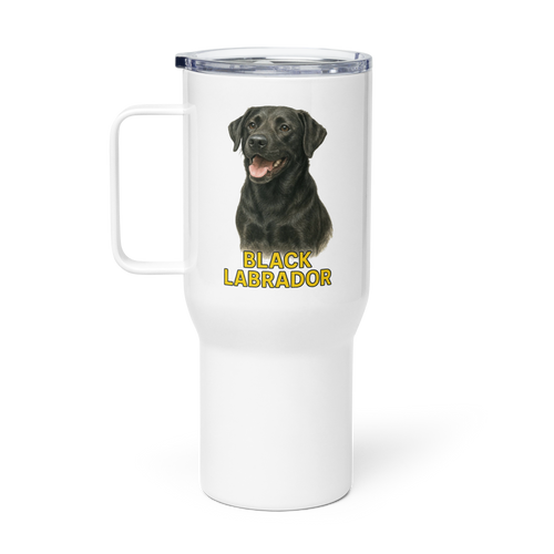 Black Labrador Travel Mug