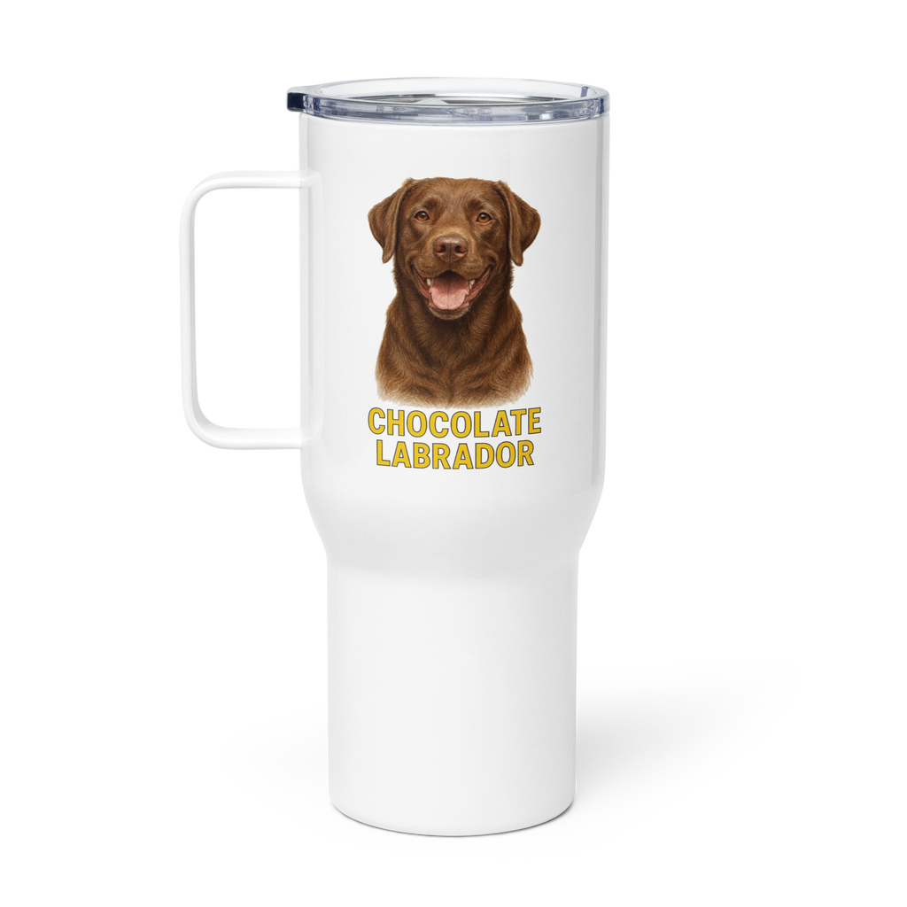 Chocolate Labrador Travel Mug