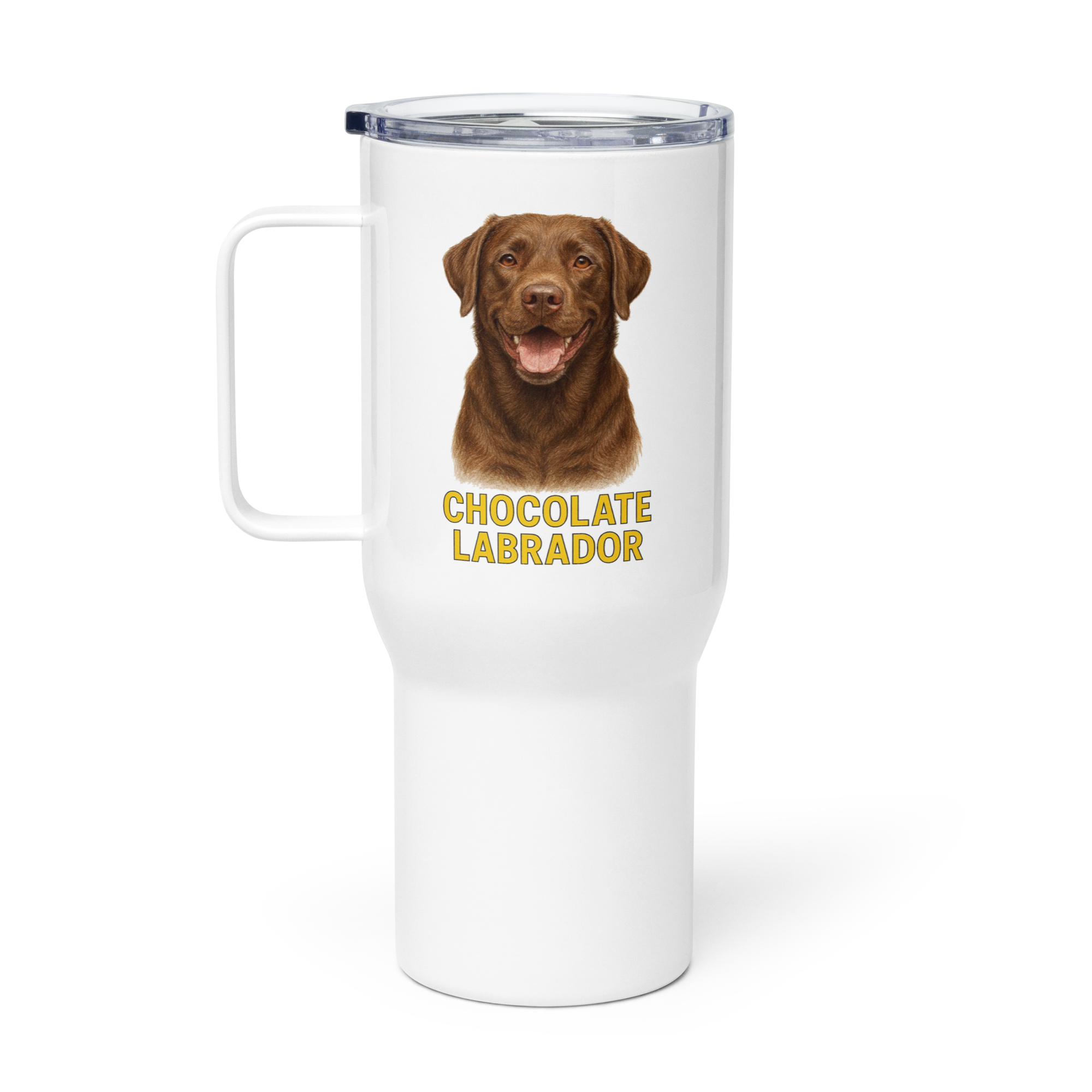Chocolate Labrador Travel Mug