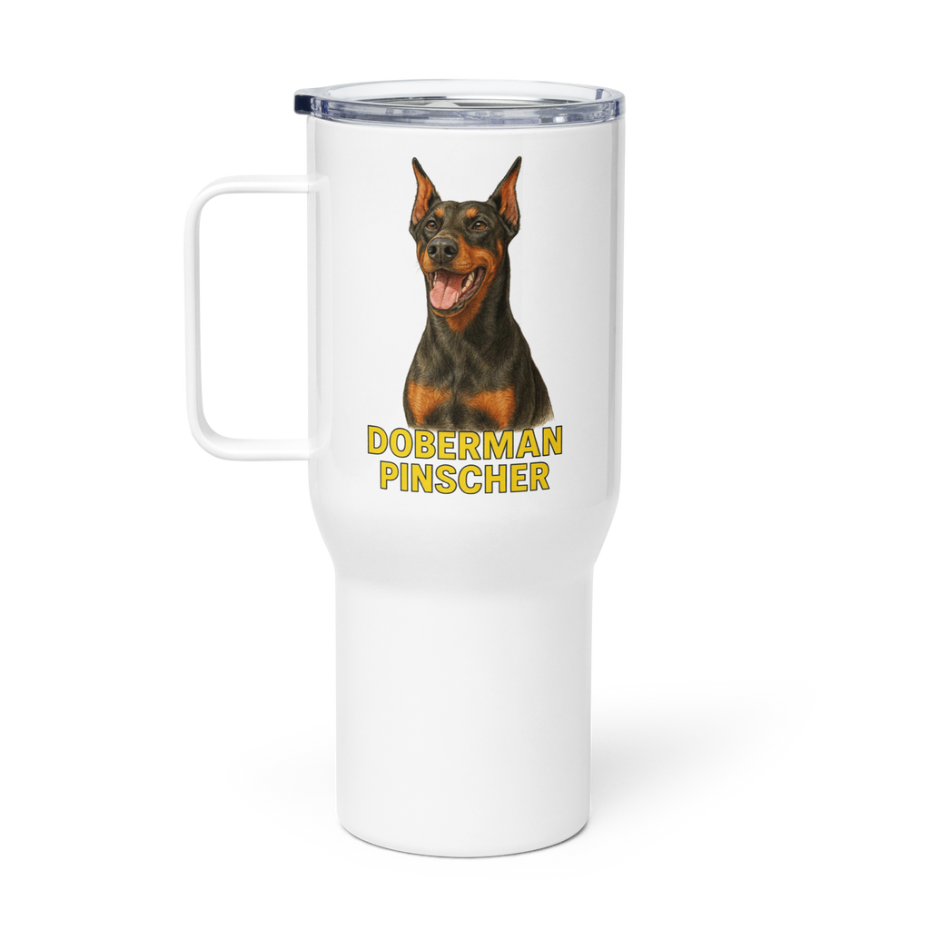Doberman Pinscher Travel Mug
