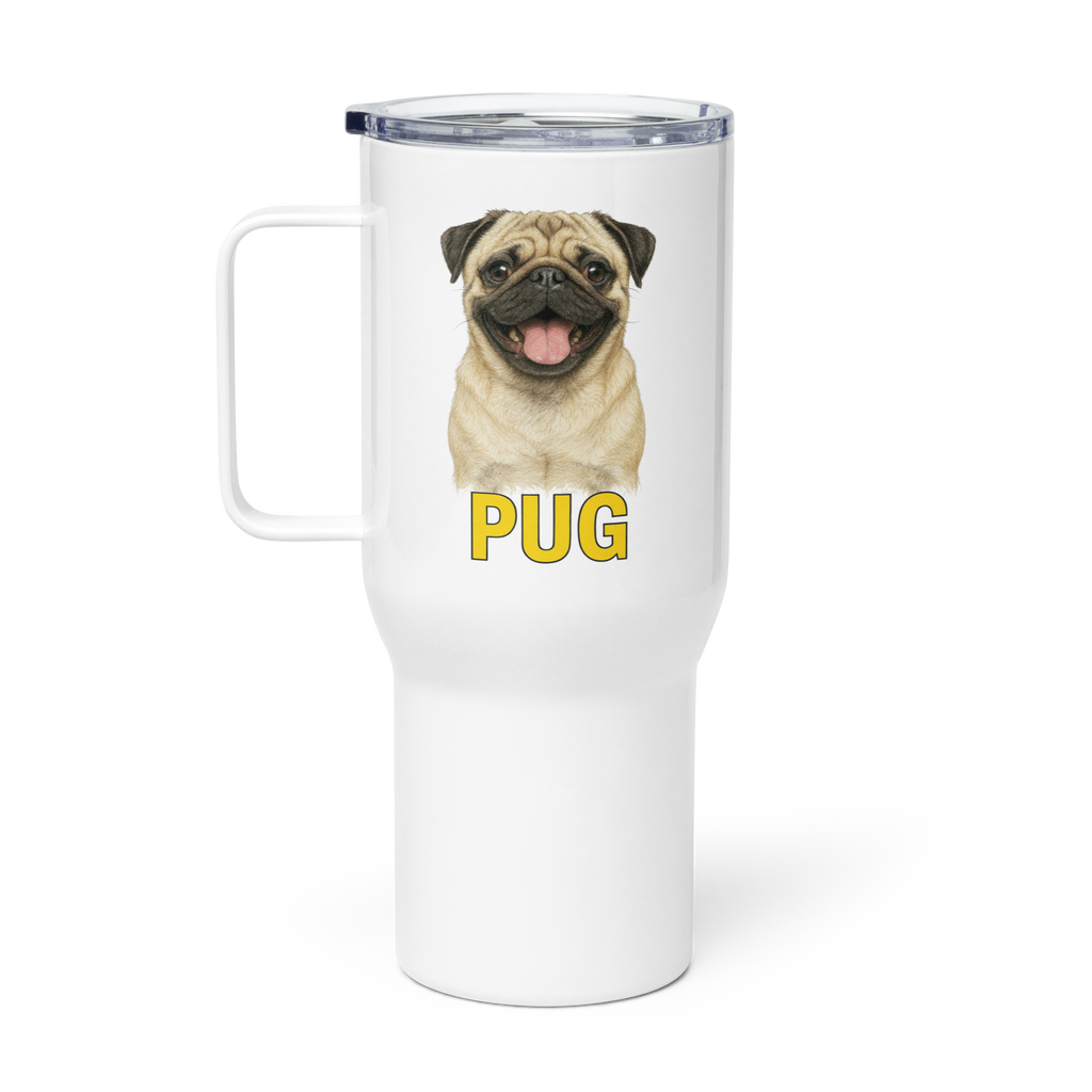 Pug Travel Mug
