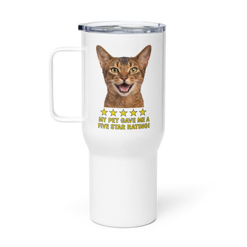Abyssinian Cat Travel Mug