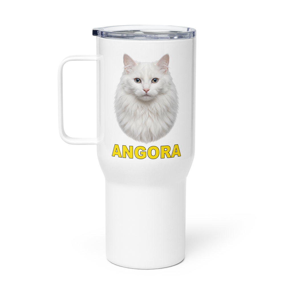 Angora Cat Travel Mug