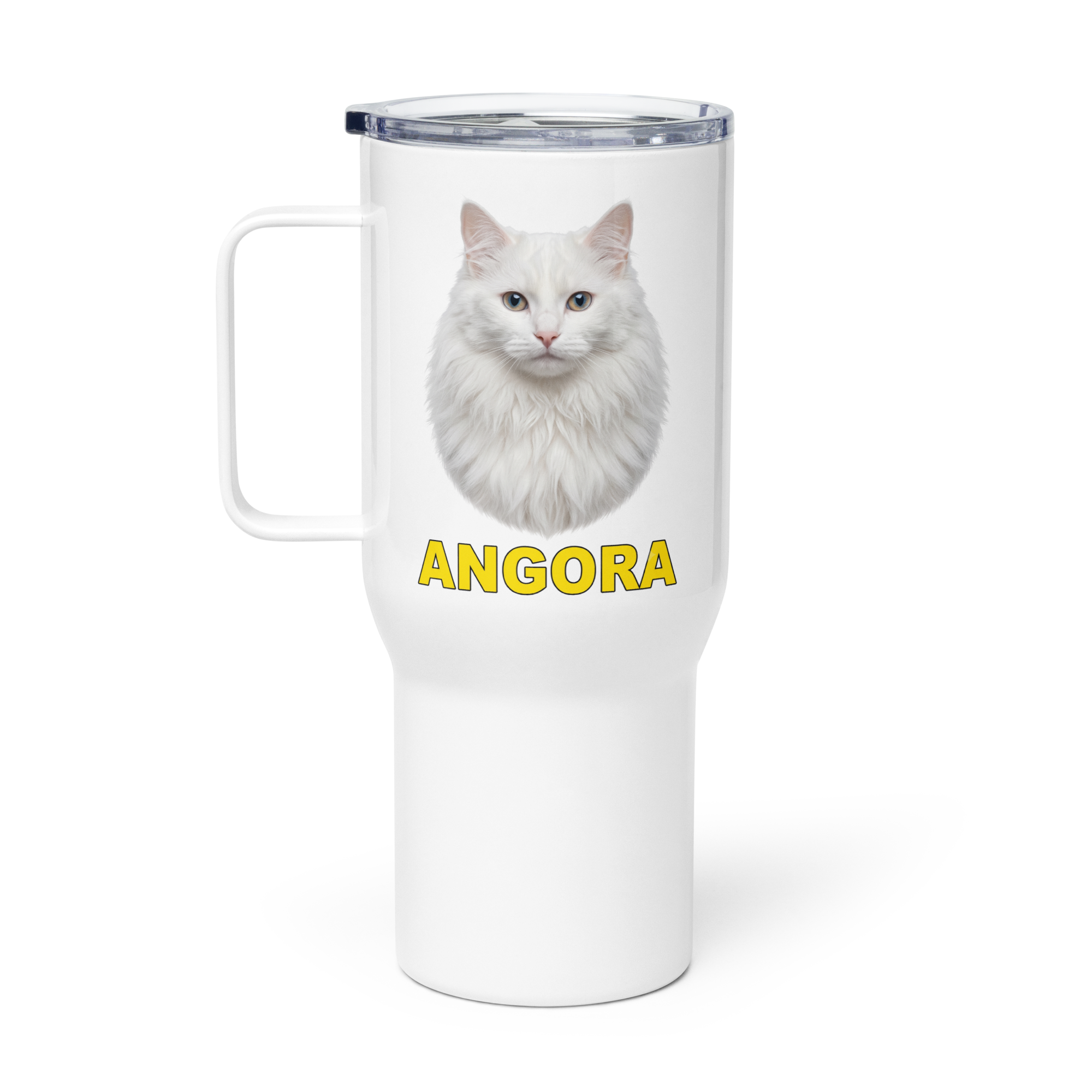 Angora Cat Travel Mug