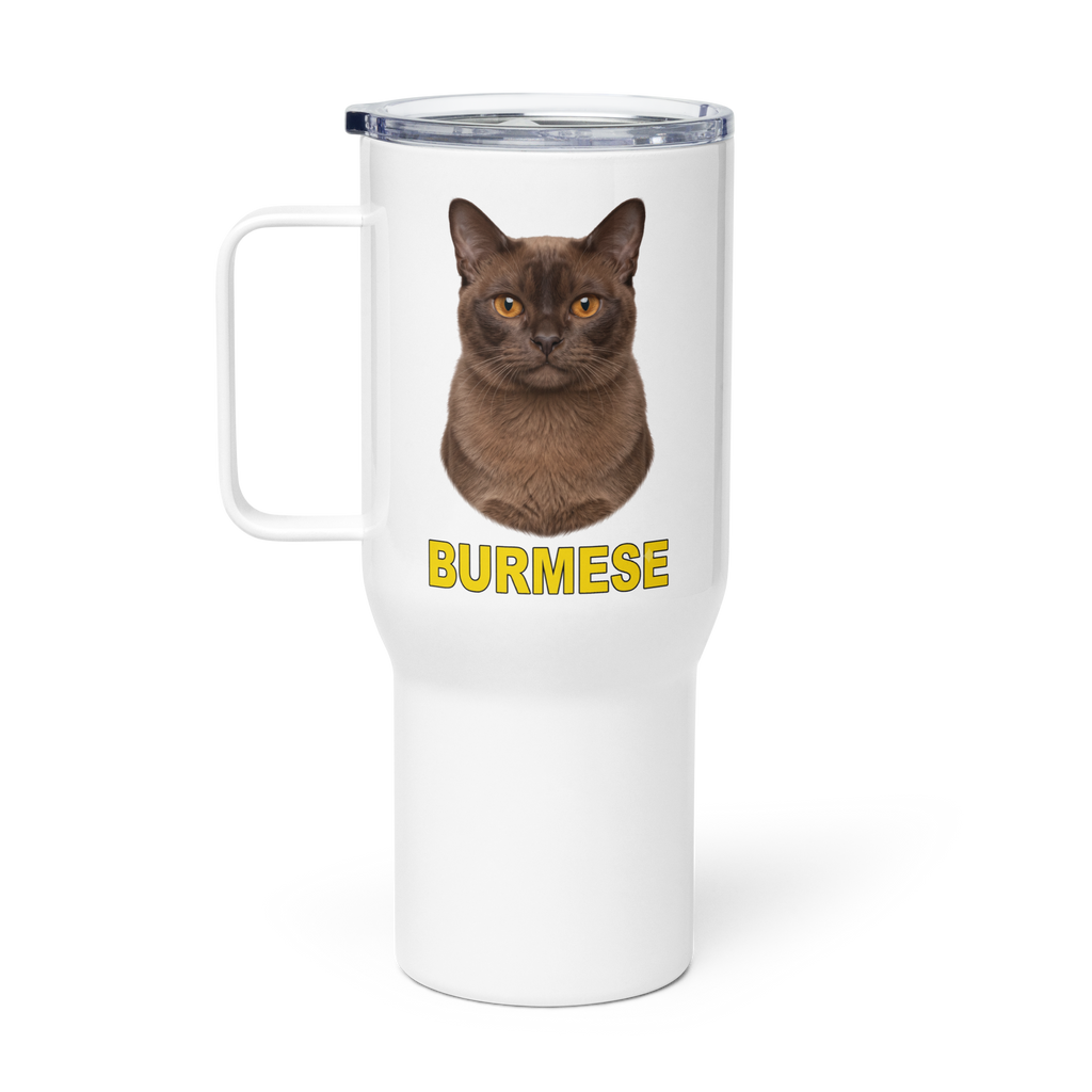 Burmese Cat Travel Mug